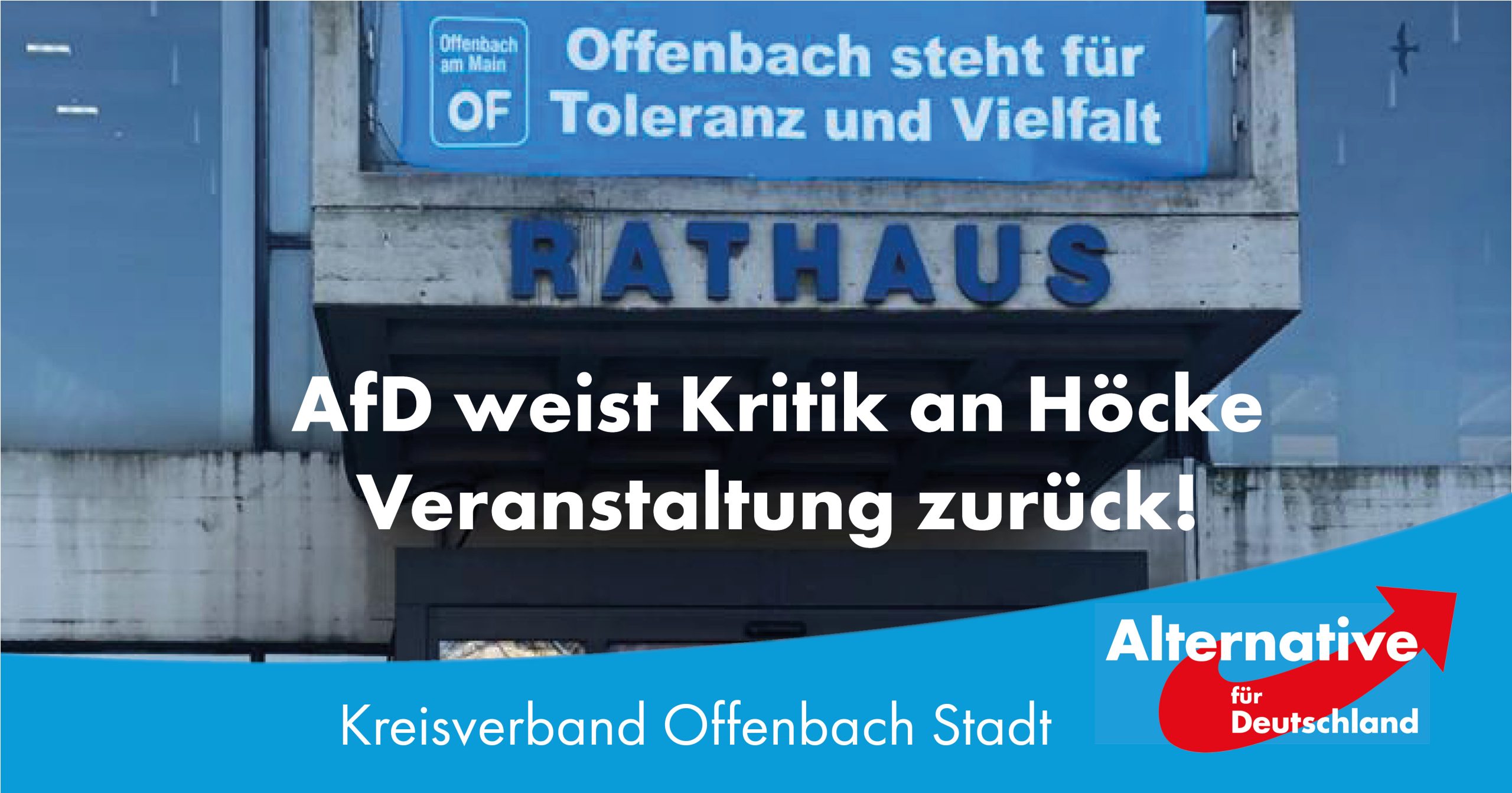 Read more about the article AfD weist Kritik an Höcke-Veranstaltung zurück!