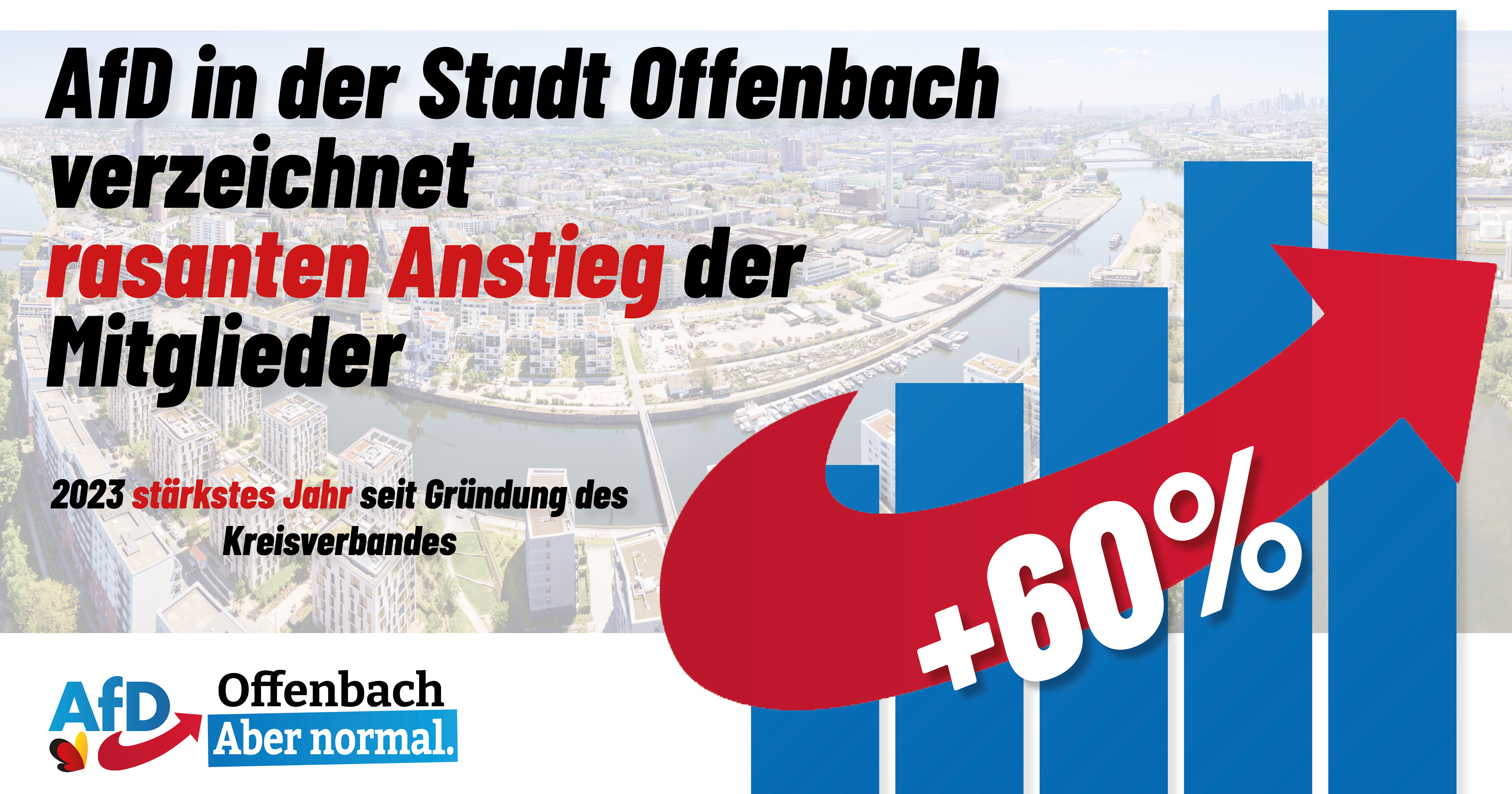 You are currently viewing Pressemitteilung vom 15.01.2024: AfD in der Stadt Offenbach verzeichnet rasanten Anstieg der Mitglieder