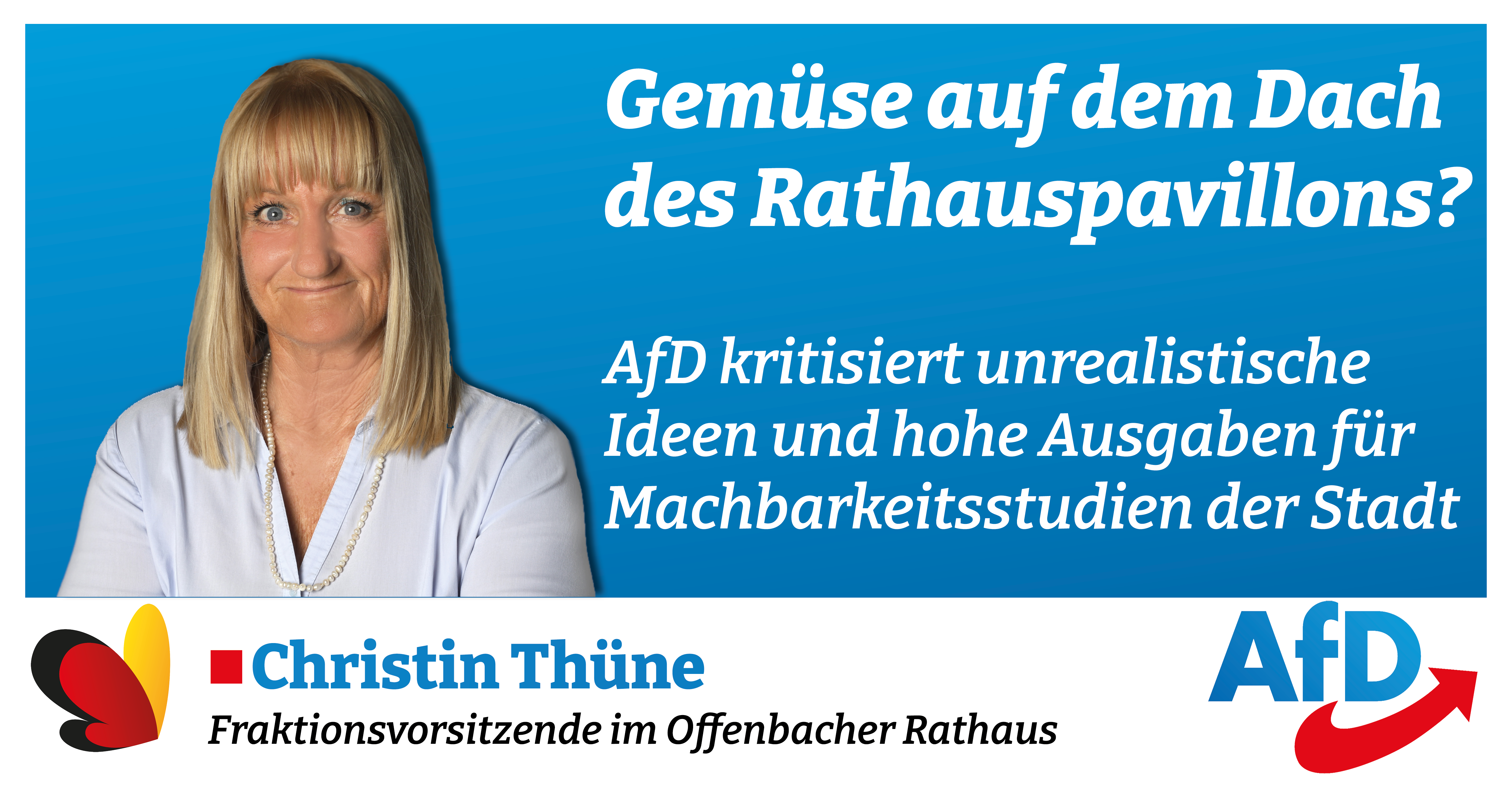 Read more about the article AfD kritisiert Planungsdesaster für Rathauspavillon